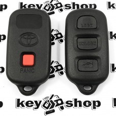 Корпус пульта для Toyota (Тойота), 3 + 1 кнопки