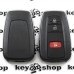 Корпус смарт ключа для Toyota (Тойота), 2 + 1 кнопки