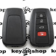  Корпус смарт ключа для Toyota (Тойота), 3 + 1 кнопки