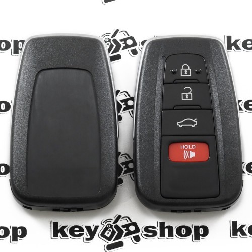  Корпус смарт ключа для Toyota (Тойота), 3 + 1 кнопки