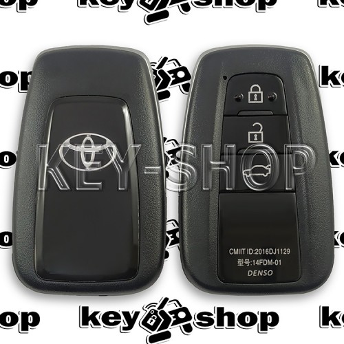 Корпус смарт ключа для Toyota (Тойота) 3 кнопки