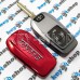 Корпус выкидного автоключа для Toyota (Тойота) 3 кнопки, под переделку, лезвие TOY43 (под переделку) красный