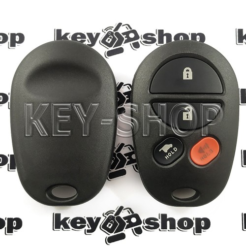   Пульт для Toyota (Тойота) 3+1 кнопка, 433MHz (GQ43VT20T)