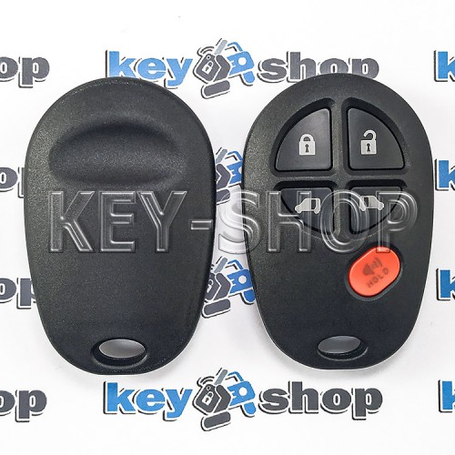 Пульт Toyota Sienna (Тойота Cиенна) 4 + 1 кнопка, 315MHz (GQ43VT20T)