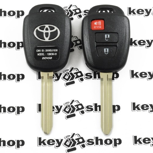   Оригинальный ключ для Toyota (Тойота) 2+1 кнопка с H-чип/315MHz