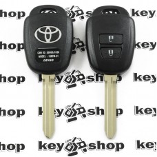 Ключ с чипом для Toyota (Тойота) 2 кнопки, 89070-0D580 (B71TA) с H Chip (8A) / 433MHz
