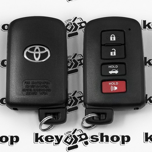 Оригинальный смарт ключ для Toyota Camry, Corolla (Тойота Камри, Королла) 3+1 кнопка с H-chip, 1P:88, 315MHz