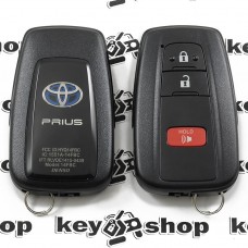 Оригинальный смарт ключ для Toyota Prius (Тойота Приус) 2 + 1 кнопка, H-chip, 315MHz
