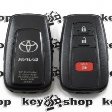 Оригинальный смарт ключ для Toyota Rav 4 (Тойота Рав 4) 2 + 1 кнопка, H-chip, 315MHz
