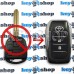 Корпус выкидного ключа TOYOTA (Тойота) 2 кнопки, с лезвием TOY43 (Под переделку)
