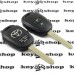 Корпус автоключа для Toyota RAV4, Corolla, Highlander (Тойота РАВ4, Королла, Хайлендер) 2 кнопки, лезвие TOY43