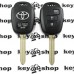 Корпус автоключа Toyota Camry, Corolla (Тойота Камри, Королла) 3 кнопки