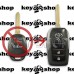   Корпус выкидного ключа TOYOTA (Тойота) 2 кнопки, с лезвием TOY43 (Под переделку)