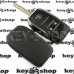  Корпус выкидного ключа TOYOTA (Тойота) 2 кнопки, с лезвием TOY43 (Под переделку)