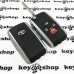 Выкидной ключ для Toyota (Тойота) 3 + 1 кнопки,  лезвие TOY 43  (под переделку)