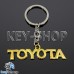 Металлический брелок для авто ключей Toyota (Тойота)