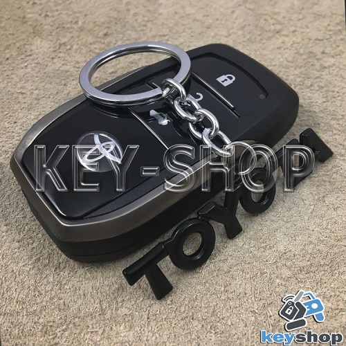 Металлический брелок для авто ключей Toyota (Тойота)