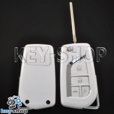 Корпус выкидного автоключа для Toyota (Тойота) 4 кнопки, лезвие TOY 43 (под переделку)