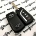 Корпус выкидного ключа для Toyota (Тойота), 3 + 1 кнопки, лезвие TOY48
