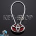 Металлический брелок для авто ключей Toyota (Тойота)