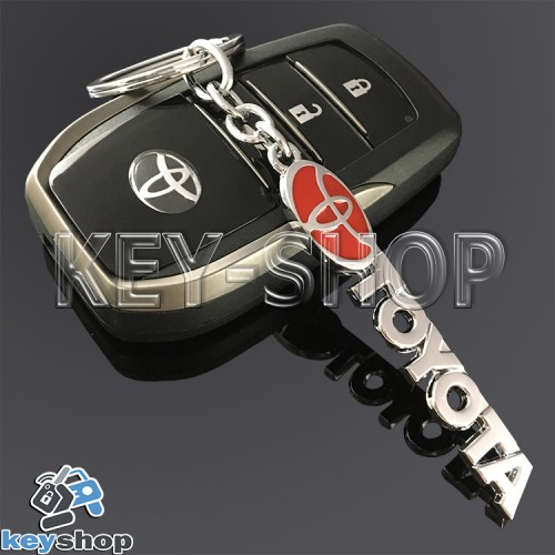 Металлический брелок для авто ключей Toyota (Тойота)