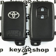 Корпус смарт ключа для Toyota RAV4, Camry, Land Cruiser, Venza (Тойота РАВ4, Камри, Ленд Крузер, Венза) 2 кнопки