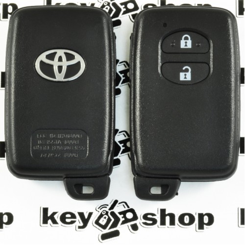 Корпус смарт ключа для Toyota RAV4, Camry, Land Cruiser, Venza (Тойота РАВ4, Камри, Ленд Крузер, Венза) 2 кнопки