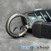 Кожаный замшевый (черный) брелок для авто ключей с логотипом Toyota (Тойота) 