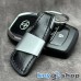 Кожаный брелок для авто ключей Toyota (Тойота)