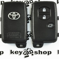 Корпус смарт ключа для Toyota RAV4, Camry, Land Cruiser, Venza (Тойота РАВ4, Камри, Ленд Крузер, Венза) 3 кнопки
