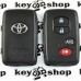 Корпус смарт ключа для Toyota Prius (Тойота Приус) 3+1 кнопки