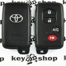 Корпус смарт ключа для Toyota Prius (Тойота Приус) 3+1 кнопки