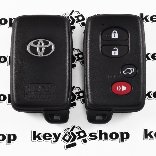 Корпус смарт ключа для Toyota (Тойота) 3+1 кнопки