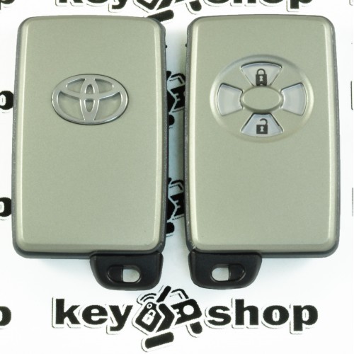 Корпус смарт ключа для Toyota RAV4, Corolla, Yaris, Auris (Тойота РАВ4, Королла, Ярис, Аурис) 2 кнопки