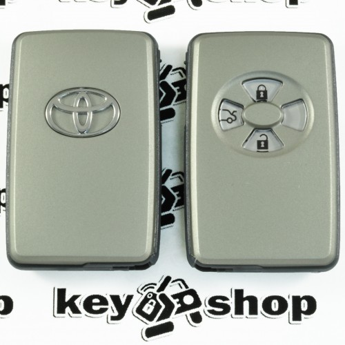 Корпус смарт ключа для Toyota RAV4, Corolla, Yaris, Auris (Тойота РАВ4, Королла, Ярис, Аурис) 3 кнопки