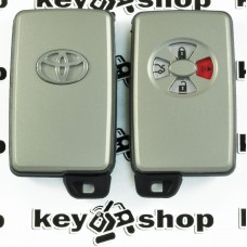Корпус смарт ключа для Toyota RAV4, Corolla, Yaris, Auris (Тойота РАВ4, Королла, Ярис, Аурис) 3+1(panic)кнопки