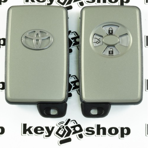 Корпус смарт ключа для Toyota RAV4, Corolla, Yaris, Auris (Тойота РАВ4, Королла, Ярис, Аурис) 3 кнопки