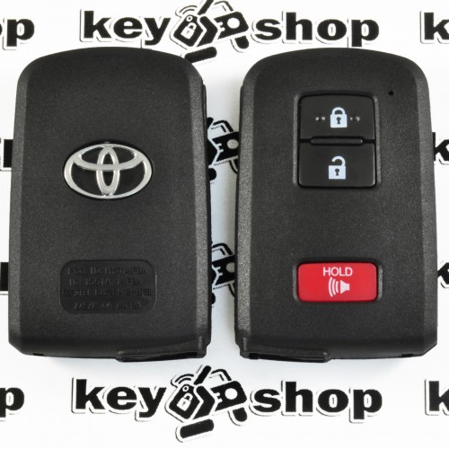 Корпус смарт ключа для TOYOTA (Тойота) 2+1 (panic) кнопки