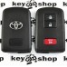 Корпус смарт ключа для TOYOTA (Тойота) 2+1 (panic) кнопки