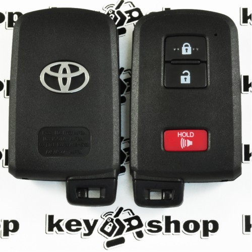 Корпус смарт ключа для TOYOTA (Тойота) 2+1 (panic) кнопки