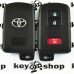 Корпус смарт ключа для TOYOTA (Тойота) 2+1 (panic) кнопки