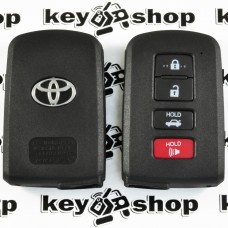Корпус смарт ключа для TOYOTA (Тойота) 3+1(panic) кнопки