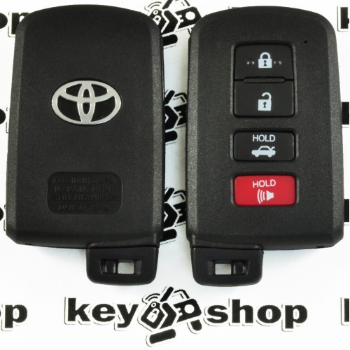 Корпус смарт ключа для TOYOTA (Тойота) 3+1(panic) кнопки