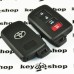 Корпус смарт ключа для TOYOTA (Тойота) 3+1(panic) кнопки