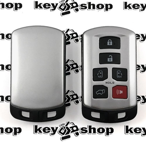 Корпус смарт ключа Toyota (Тойота) 5 + 1 кнопки