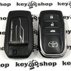 Оригинальный смарт ключ для Toyota Land Cruiser (Тойота Ленд Крузер) 3 кнопки, H chip P1:39, 433 MHz