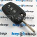 Чехол Фольксваген Фаэтон черный, силиконовый для выкидного ключа VOLKSWAGEN Phaeton(Фольксваген Фаэтон) 3 кнопки