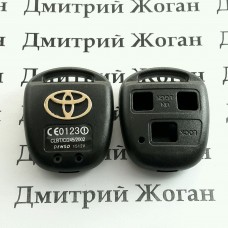 Корпус автоключа для TOYOTA (тойота) под 3 кнопки , без лезвия (под установку родного)