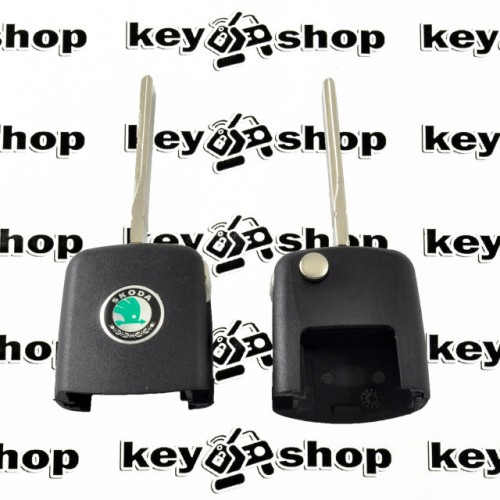 Корпус верхней части выкидного ключа для SKODA (шкода), лезвие HU66