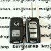 Корпус выкидного ключа для Ssang-Yong (Санг Йонг) 3 - кнопки, лезвие TOY40